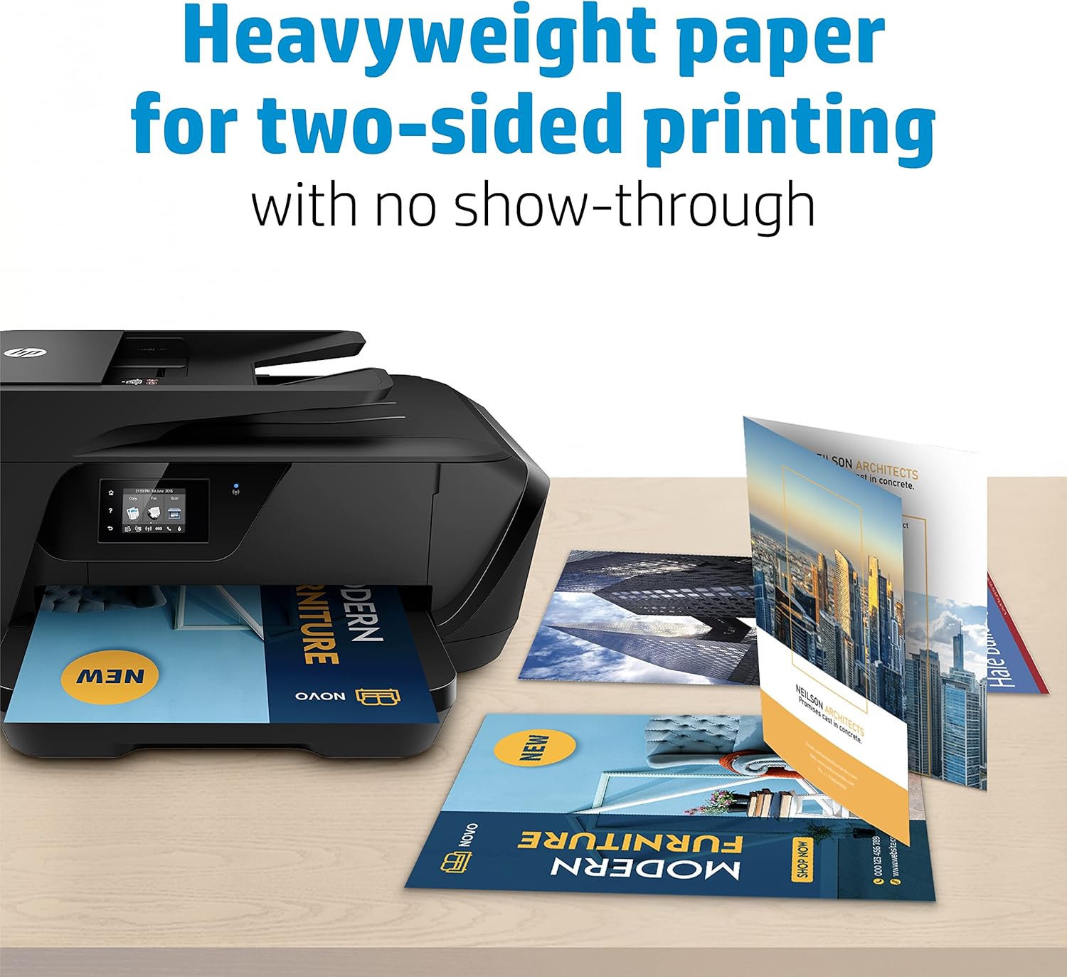 HP Professional Business Paper, Glossy, 11x17 in, 48 lb, 150 sheets, works with inkjet printers (CG932A)