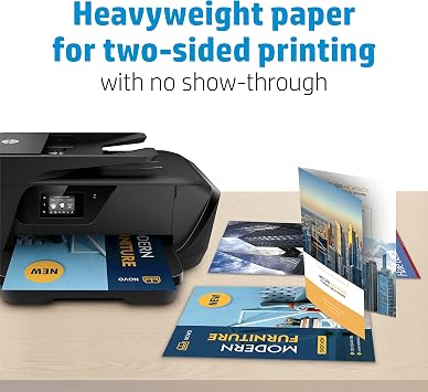 HP Professional Business Paper, Glossy, 11x17 in, 48 lb, 150 sheets, works with inkjet printers (CG932A)