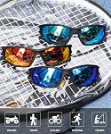 Polarized Sunglasses for Men, Sport Sun Glasses for Fishing Running UV Protection with Sunglasses Strap