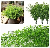 Vista 7 de Cattree - Arbustos artificiales, hierba de plástico, plantas artificiales para boda, interior, exterior, hogar, jardín, terraza, cocina, oficina