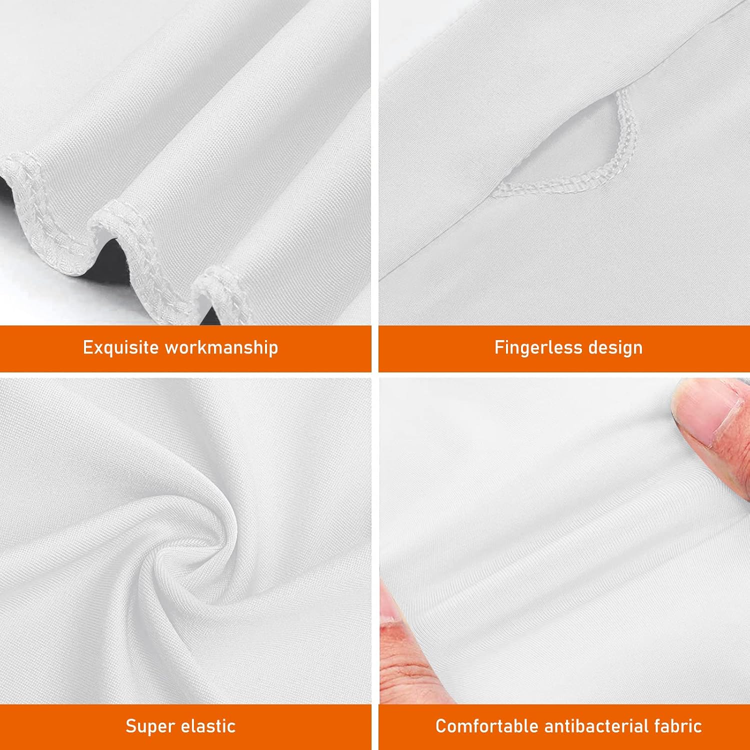 Aster Cooling Shawl Arm Sleeve with Finger Hole Sun Protection Cooler Shrug Arms Wrap 2-piece