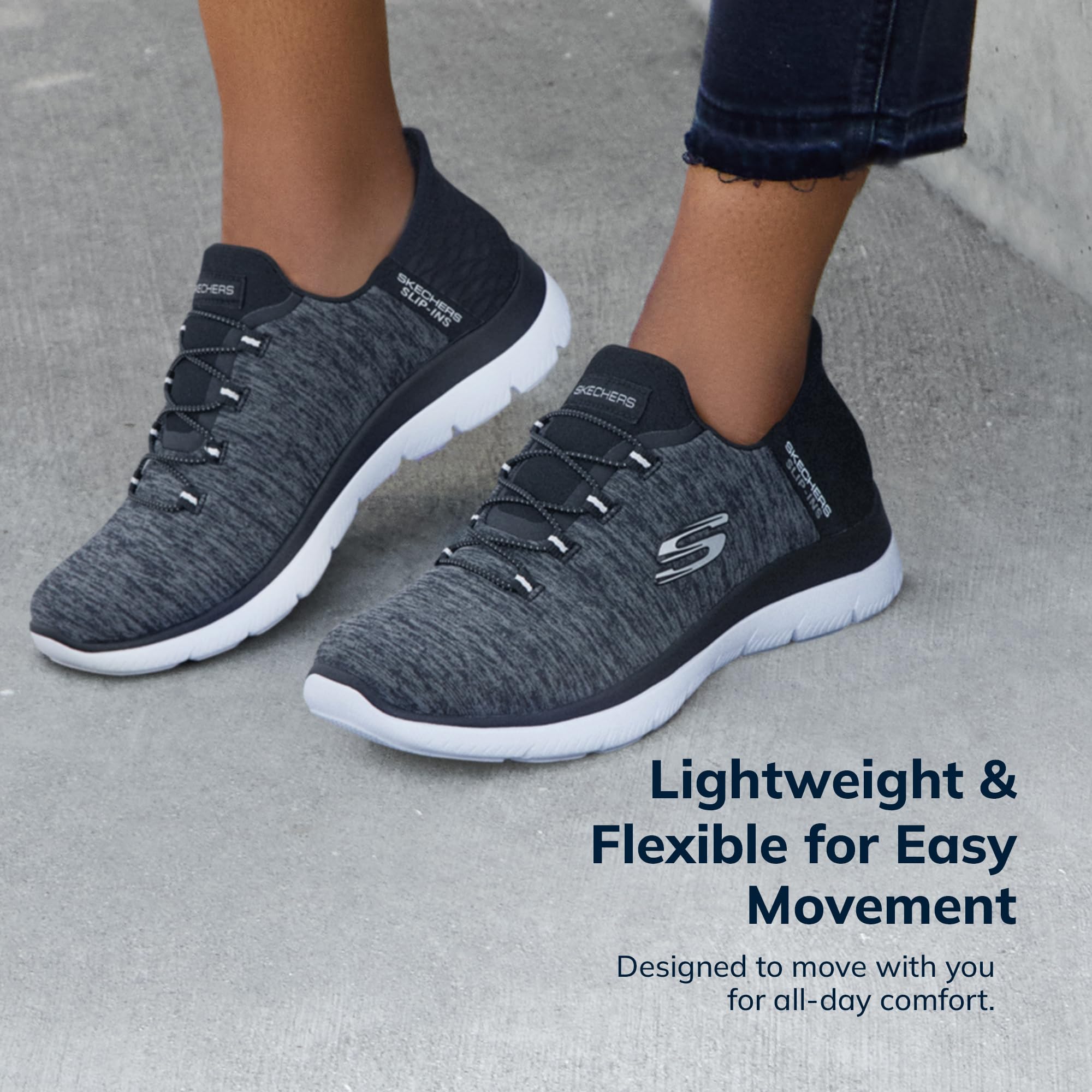 Skechers Women's Summits Dazzling Haze Hands Free Slip In Seakers