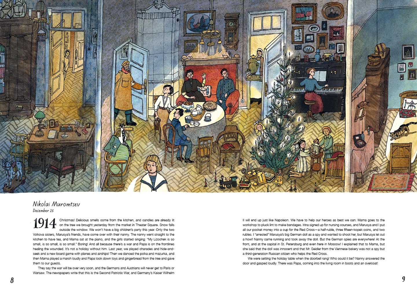 The Apartment: A Century of Russian History: 1: by Alexandra Litvina (Author), Anna Desnitskaya (Illustrator)