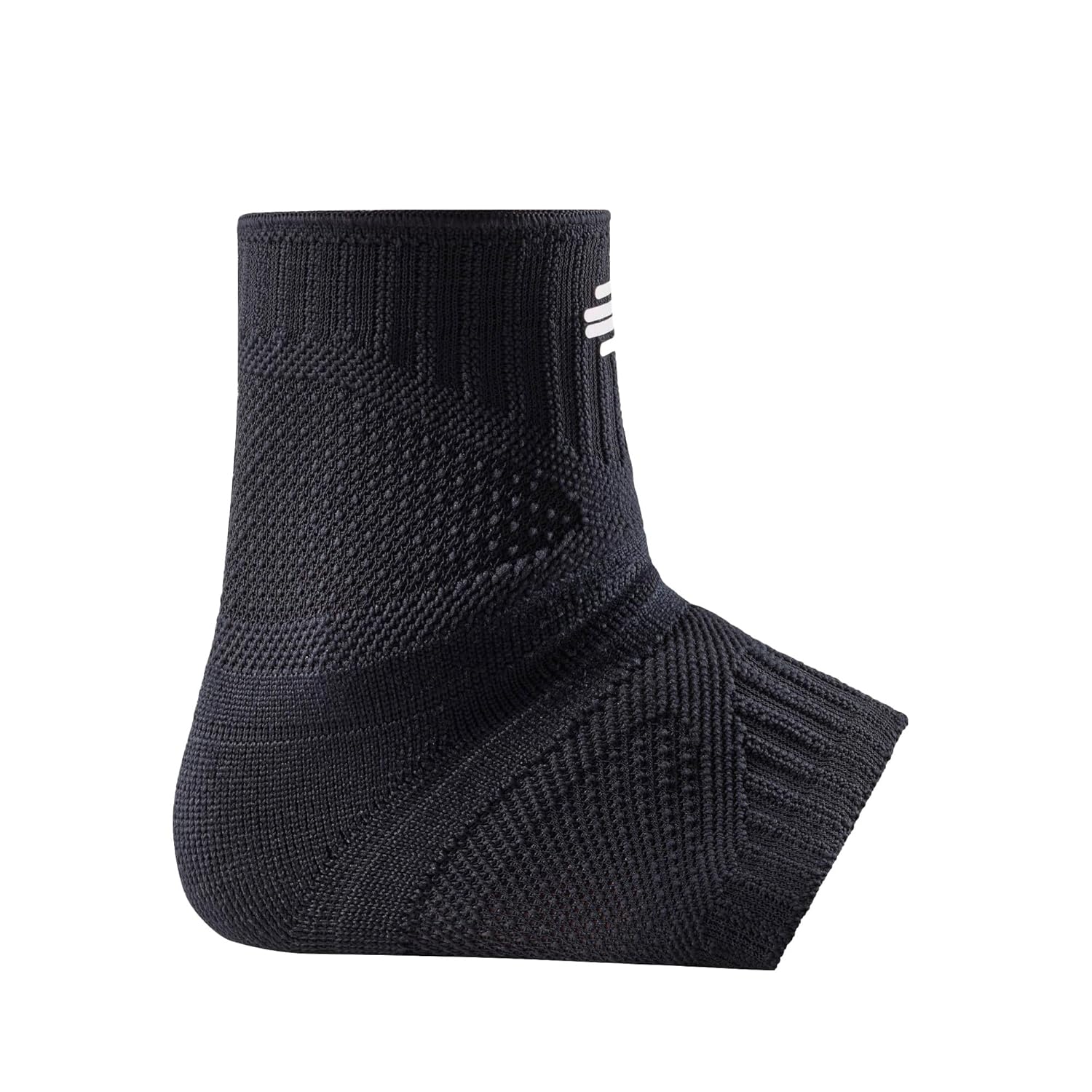 Bauerfeind Sports Ankle Support Dynamic - Ankle Compression Sleeve for Freedom of Movement - 3D AirKnit Fabric for Breathability - Premium Quality & Washable (S, All Black)