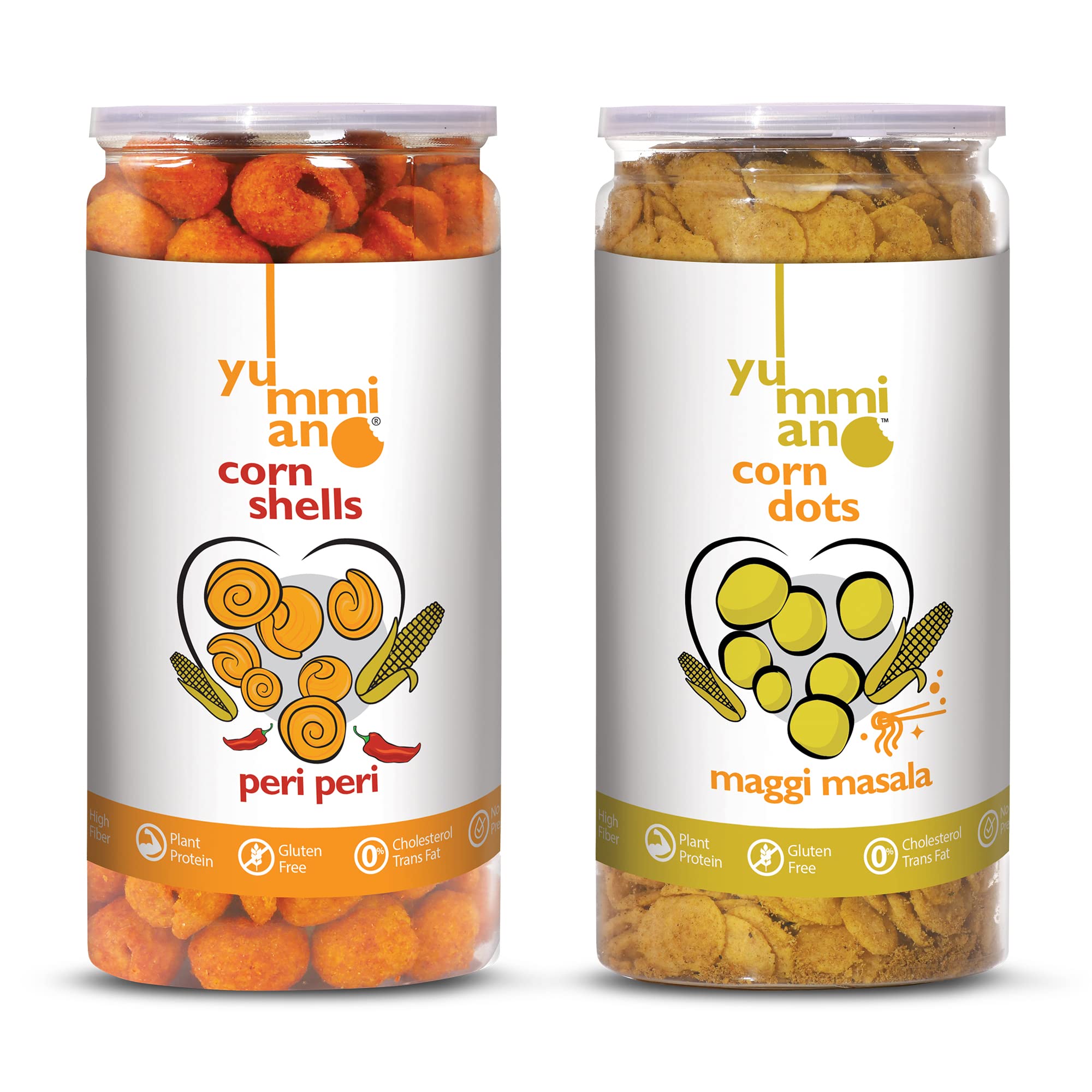 See full amazon price history chart for Yummiano® Gluten Free Healthy Snacks Combo - Anytime Munch - No Cholesterol Healthy Snacking, High Nutrient Content, No Added Preservatives (Corn Shells Peri Peri and Corn Dots Maggi Masala) - Combined Weight: 420g Yummiano® Gluten Free Healthy Snacks Combo - Anytime Munch - No Cholesterol Healthy Snacking, High Nutrient Content, No Added Preservatives (Corn Shells Peri Peri and Corn Dots Maggi Masala) - Combined Weight: 420g (B0C5VVCYL5) Amazon Price History, Amazon Price Tracker