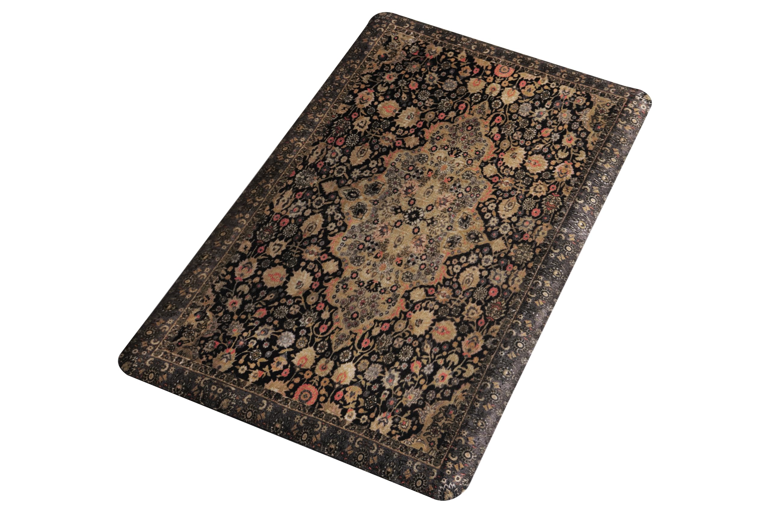 KAF Home Persian Rug Inspired Anti-Fatigue Kitchen Mat - 17.3