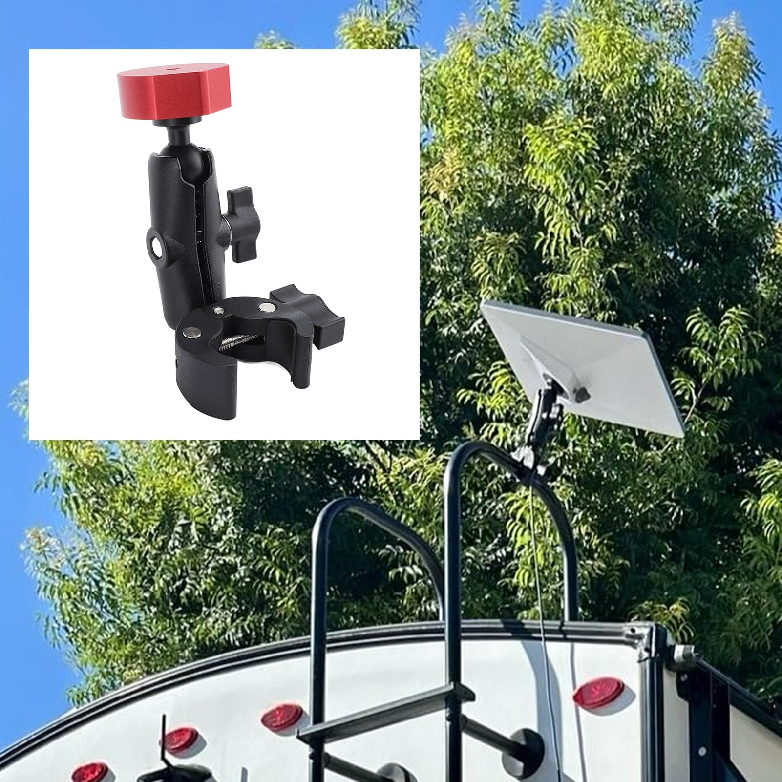Kit Di Montaggio Regolabile Per Starlink Mini – Adattatore Per Palo In Alluminio Con Filettatura 1/4