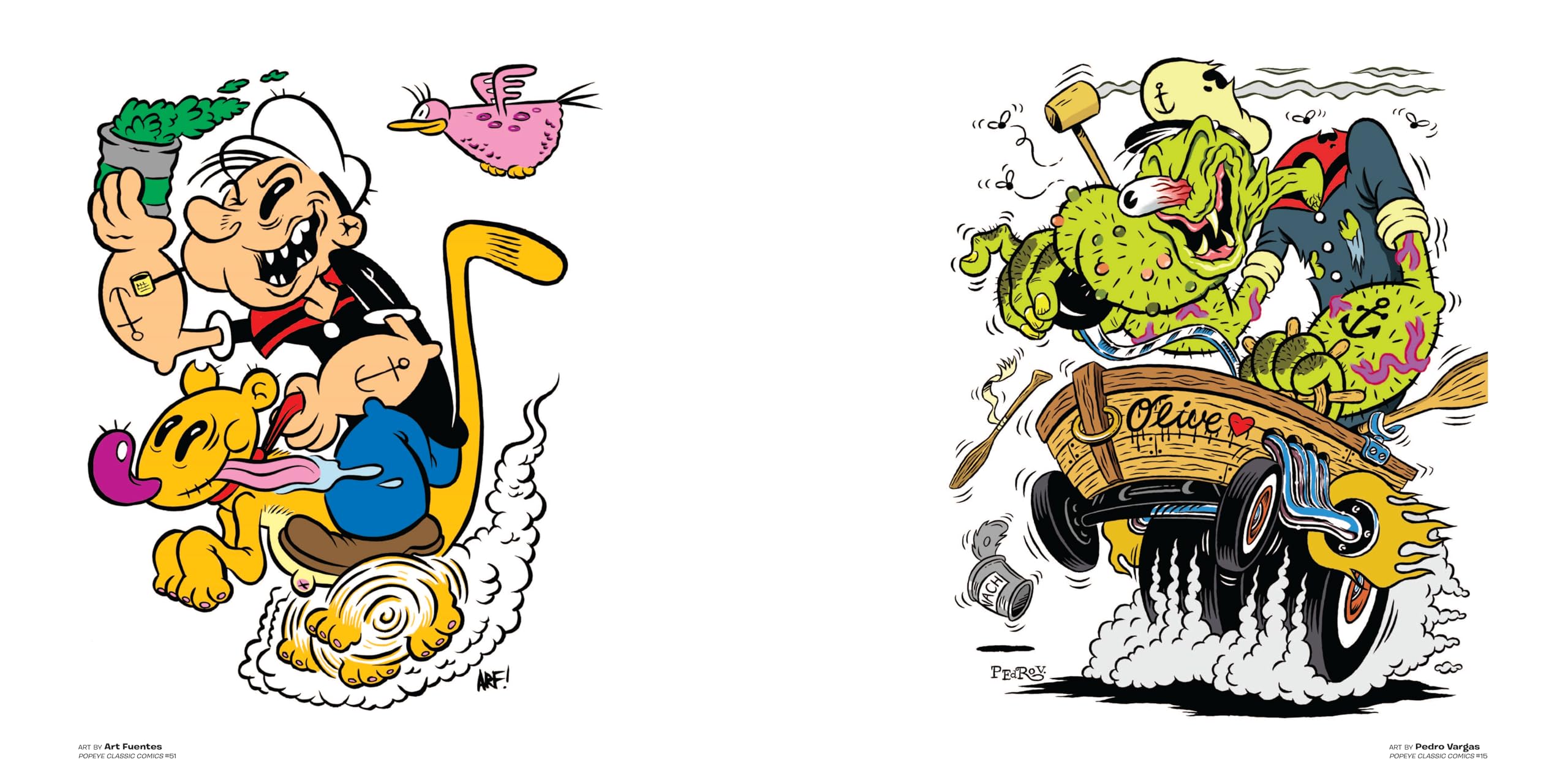 POPEYE VARIATIONS: NOT YER PAPPY’S COMICS AN’ ART BOOK