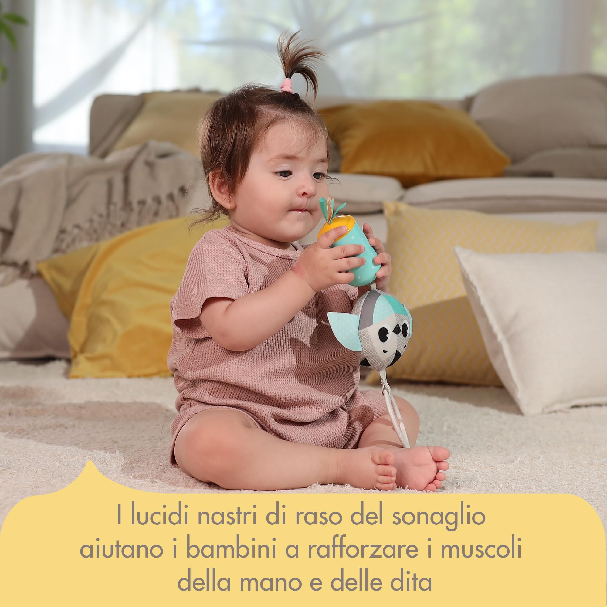 Tiny Love Magical Tales Set Giocattoli Educativi 4 Pezzi 0+ Sonaglio Massaggiagengive Pupazzo