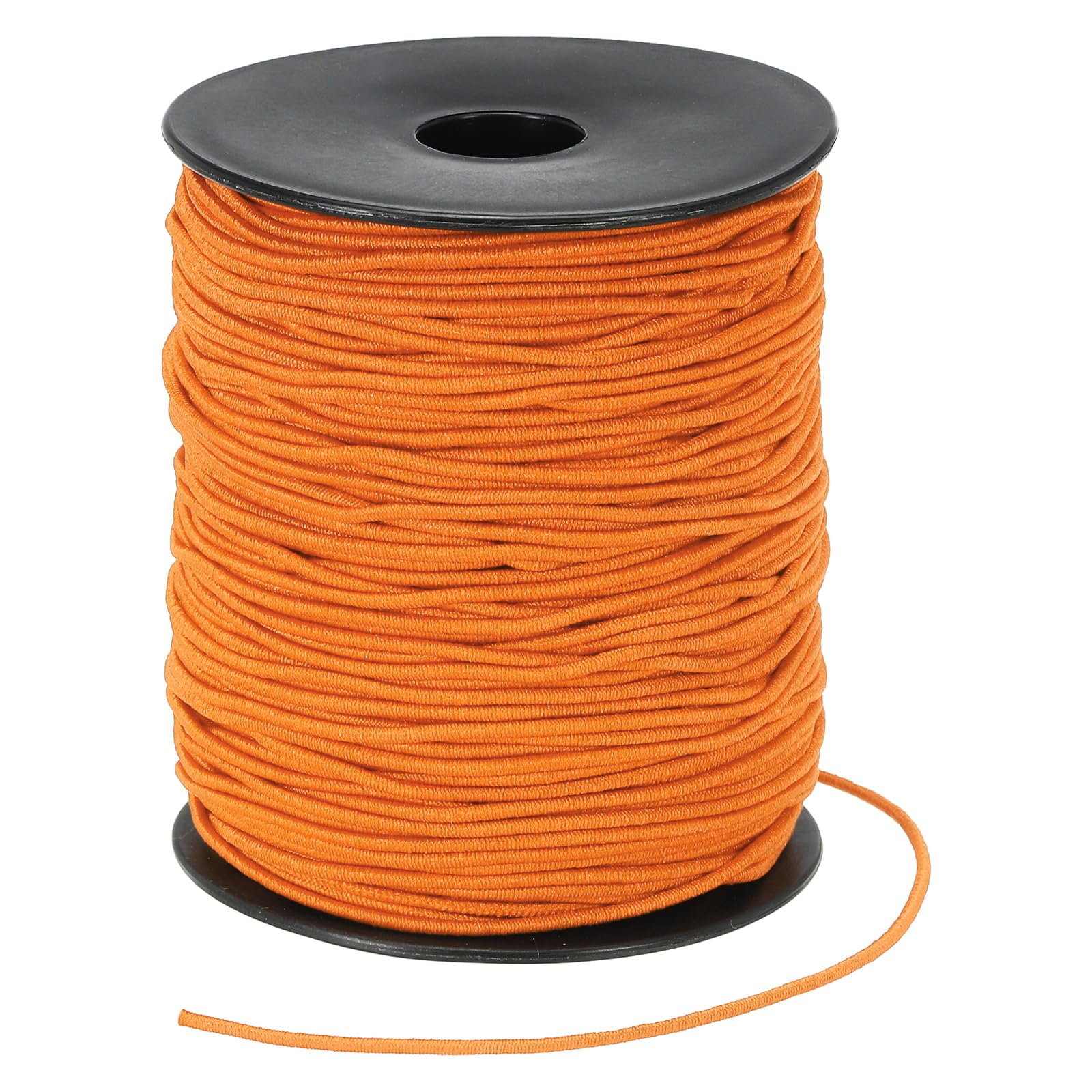 PATIKIL Stretchy String for Bracelets 109 Yards / 100m, 1.5mm Elastic Cord for Jewelry Making, Necklaces, Beading and Crafts DIY, Fluorescent Orange