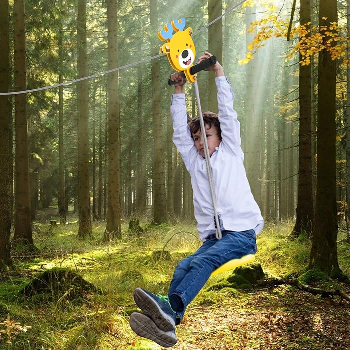 Buy ETE ETMATE Zip Wire Kit for Kids 36m, Heavy Duty Compound