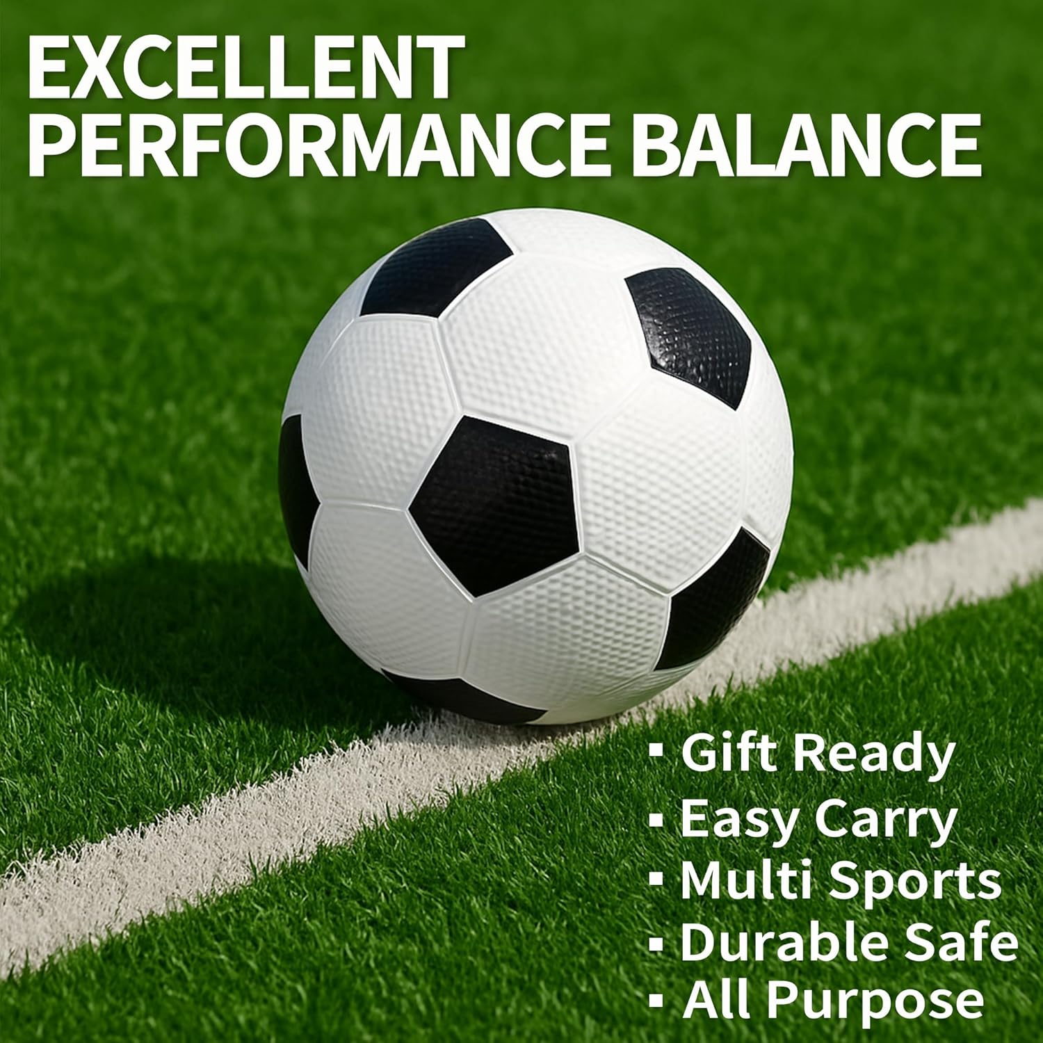 8.5 Inch Sports Balls Set 7 Pack,Playground Balls for Kids&Adults, Includes Soccer Ball, Basketball, and Football,Rainbow Ball for Outdoor & Indoor Games, Boys and Girls Gift with Gift Box - Image 4