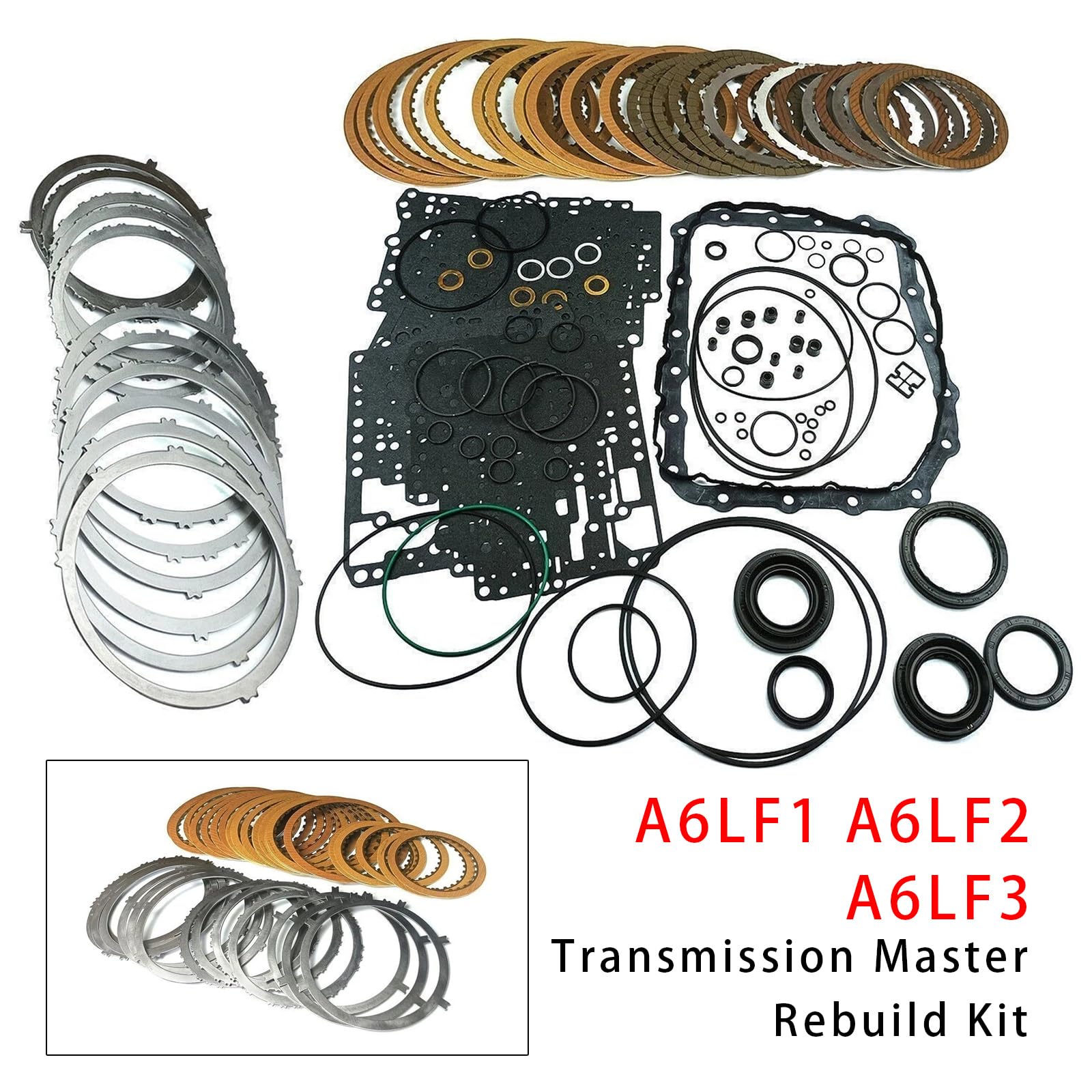 A6LF1 A6LF2 A6LF3 Transmission Master Rebuild Overhaul Kit