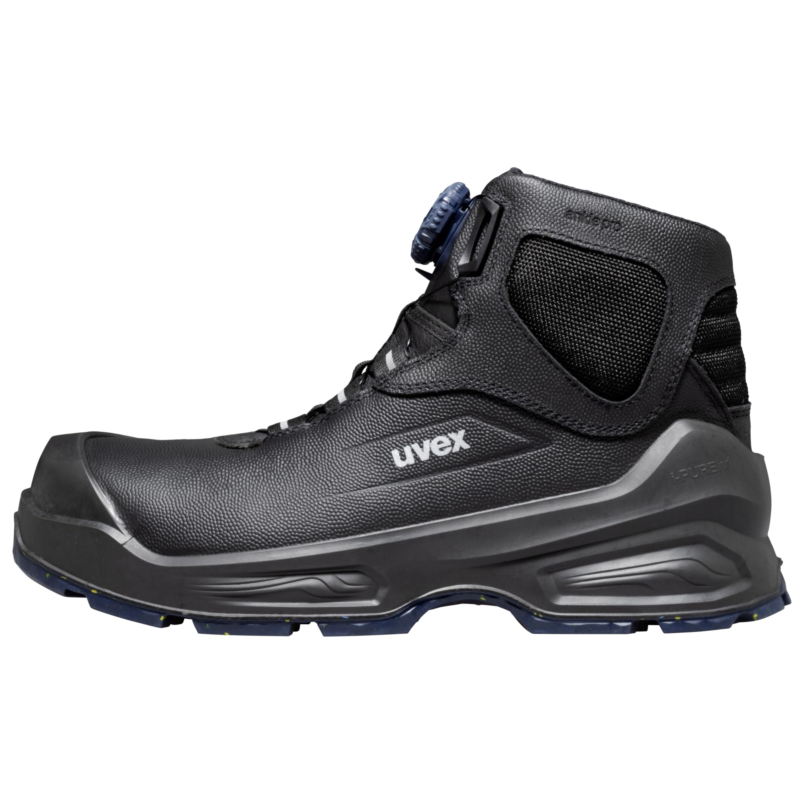 Uvex MACSOLE S3S buty sznurowane z systemem BOA Fit – buty ochronne – buty ochronne – odporne na działanie wody – odporna na wysokie temperatury, chemikalia i przecięcia podeszwa zewnętrzna