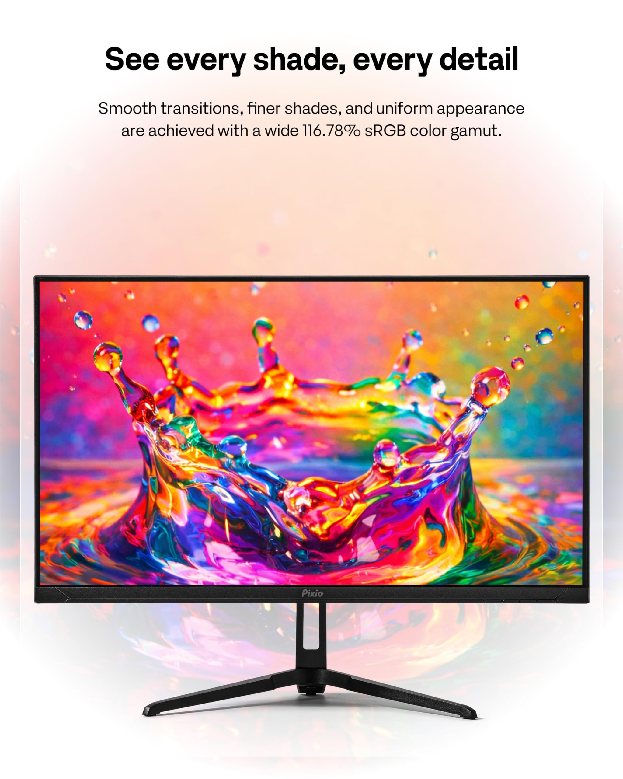 Amazon.com: Pixio PX249 Wave 24 inch 240Hz Refresh Rate FHD 1080p