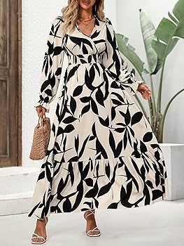 【送料&関税込】MSGM Rear Zip Printed Long-sleeved Dress CXJUMEIJZ long sleeve dresses for women 2024 Wrap Waist Midi