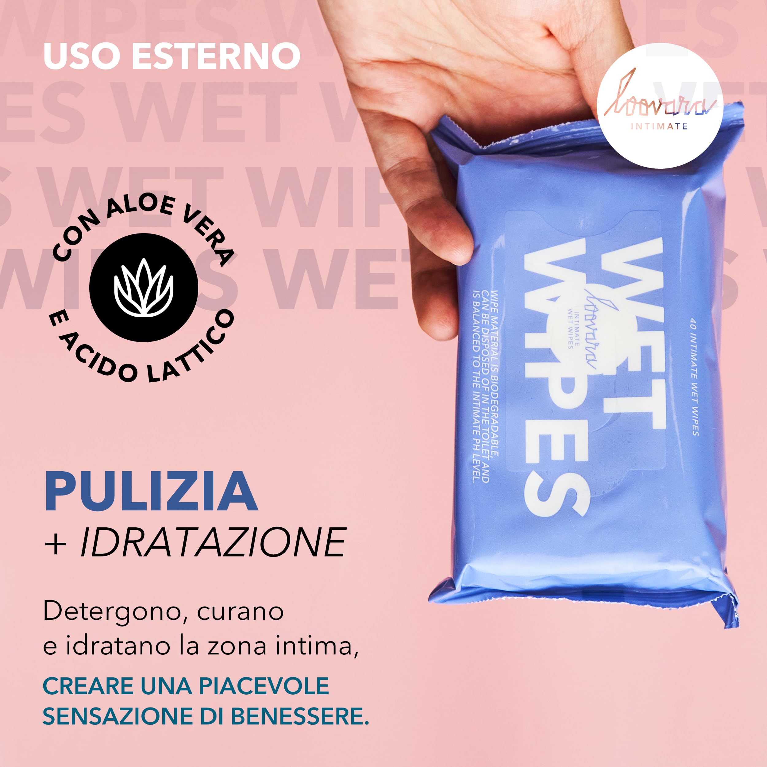 Salviettine Igieniche By Amazon - 240 Pezzi Con Aloe Vera, Gettabili Nel WC - Foto 8