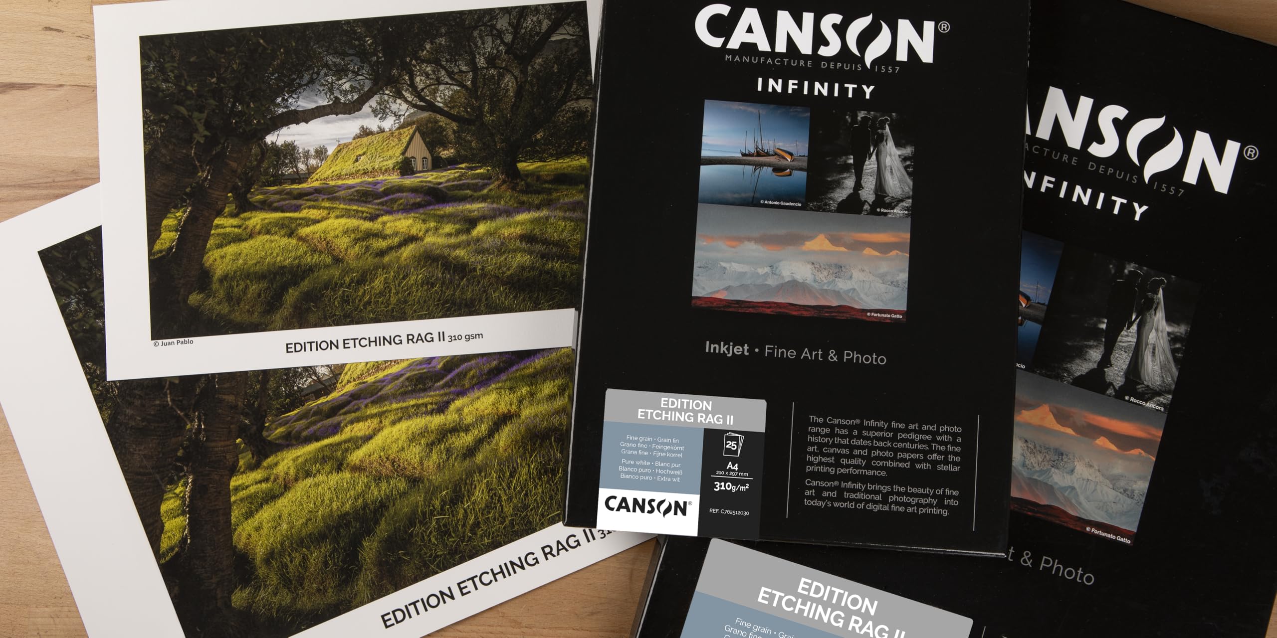 Canson Infinity Edition Etching Rag II 310gsm A4-21x29,7cm 25 Hojas