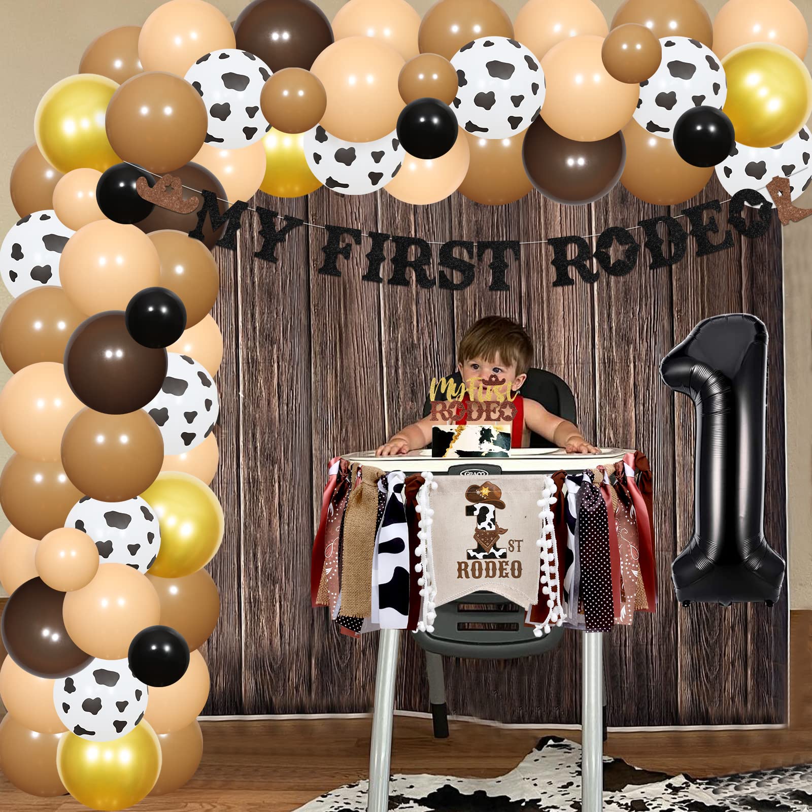 Touch Up Paint Pen Western Cowboy 1st Birthday Decorations - 145pc My ...