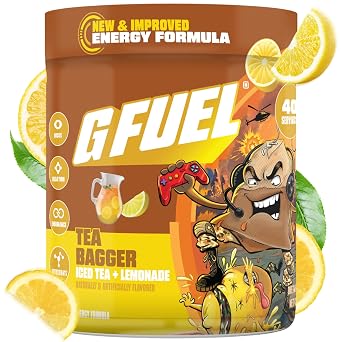 G Fuel Resident Evil 3, Nemisis Tea Energy Drink Powder, Pre Workout Caffeine Mix for Gaming, Sugar Free Focus Amino, Vitamin + Antioxidants, 9.9oz Lemonade Iced Tea, 40 Servings