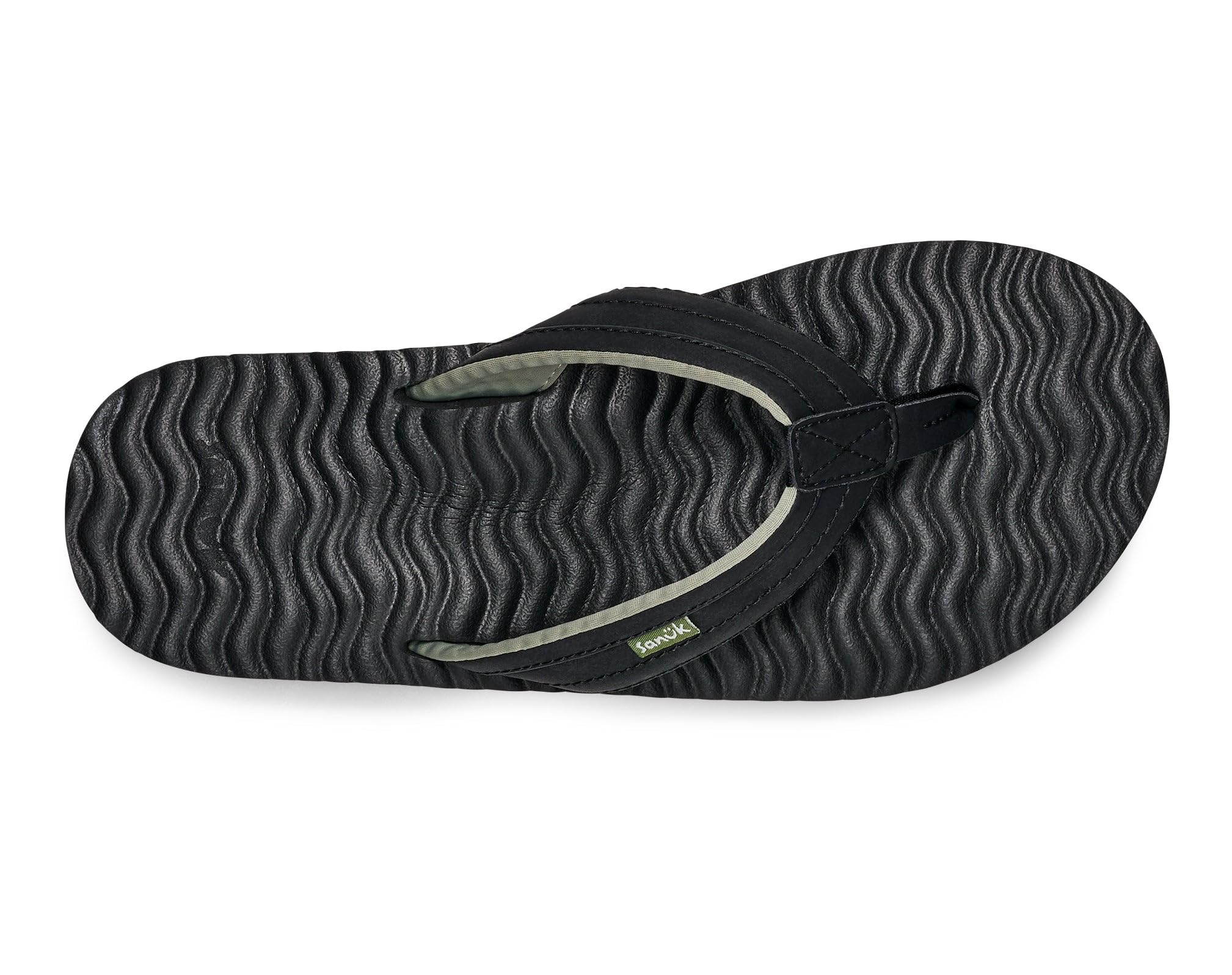 Sanuk Ziggy - Sandalias de felpa para hombre, sandalias para hombre, sandalias de playa, apoyo y ligeras, plantilla cómoda