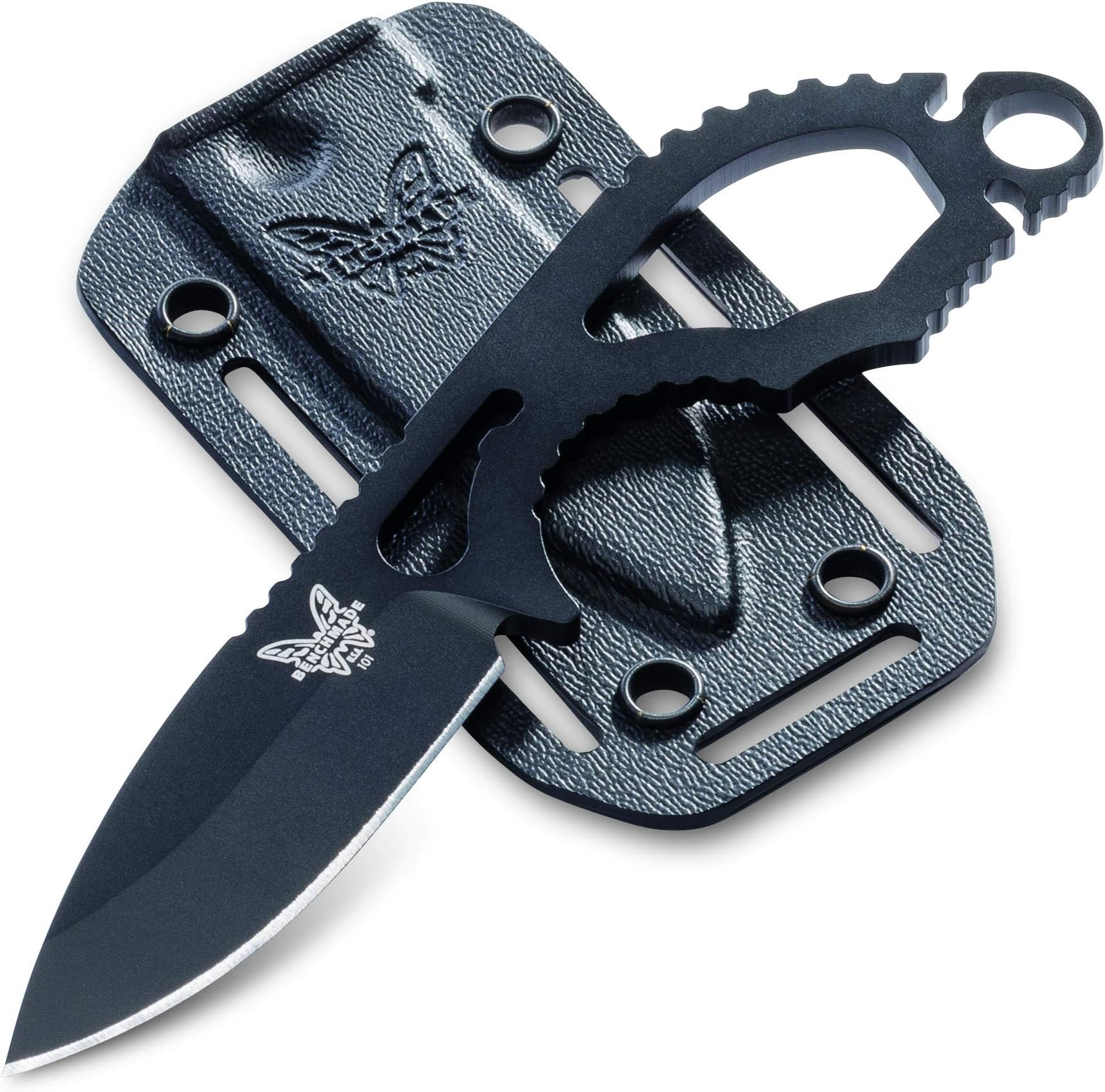 Benchmade - Follow-Up 101 Knife, Drop-Point Blade, Skeletonized Handle, Made in the USA