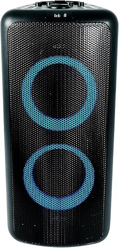 Rockville Elite Party 65 - Altavoz Bluetooth para fiestas, 2000 W pico500 W RMS, efectos de karaoke, luces LED, entradas de guitarraópticas, para