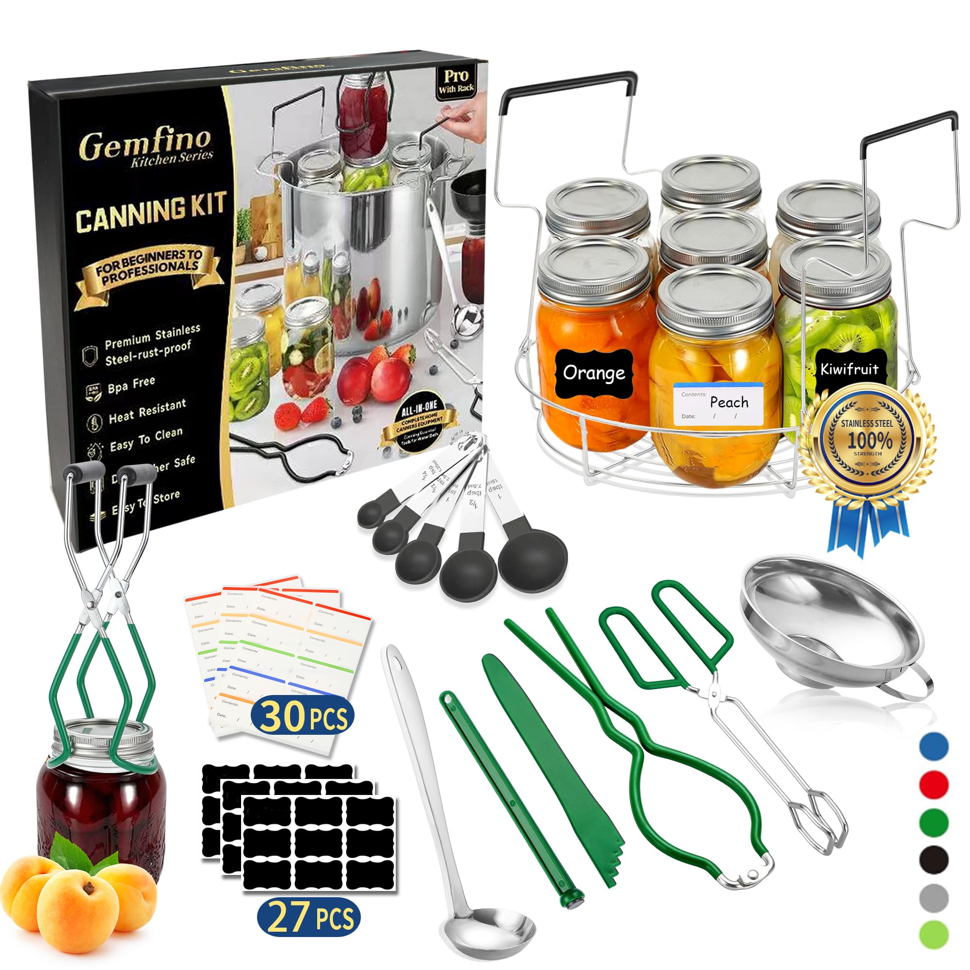 Canning Supplies Starter Kit,Canning Kit Set for Beginners