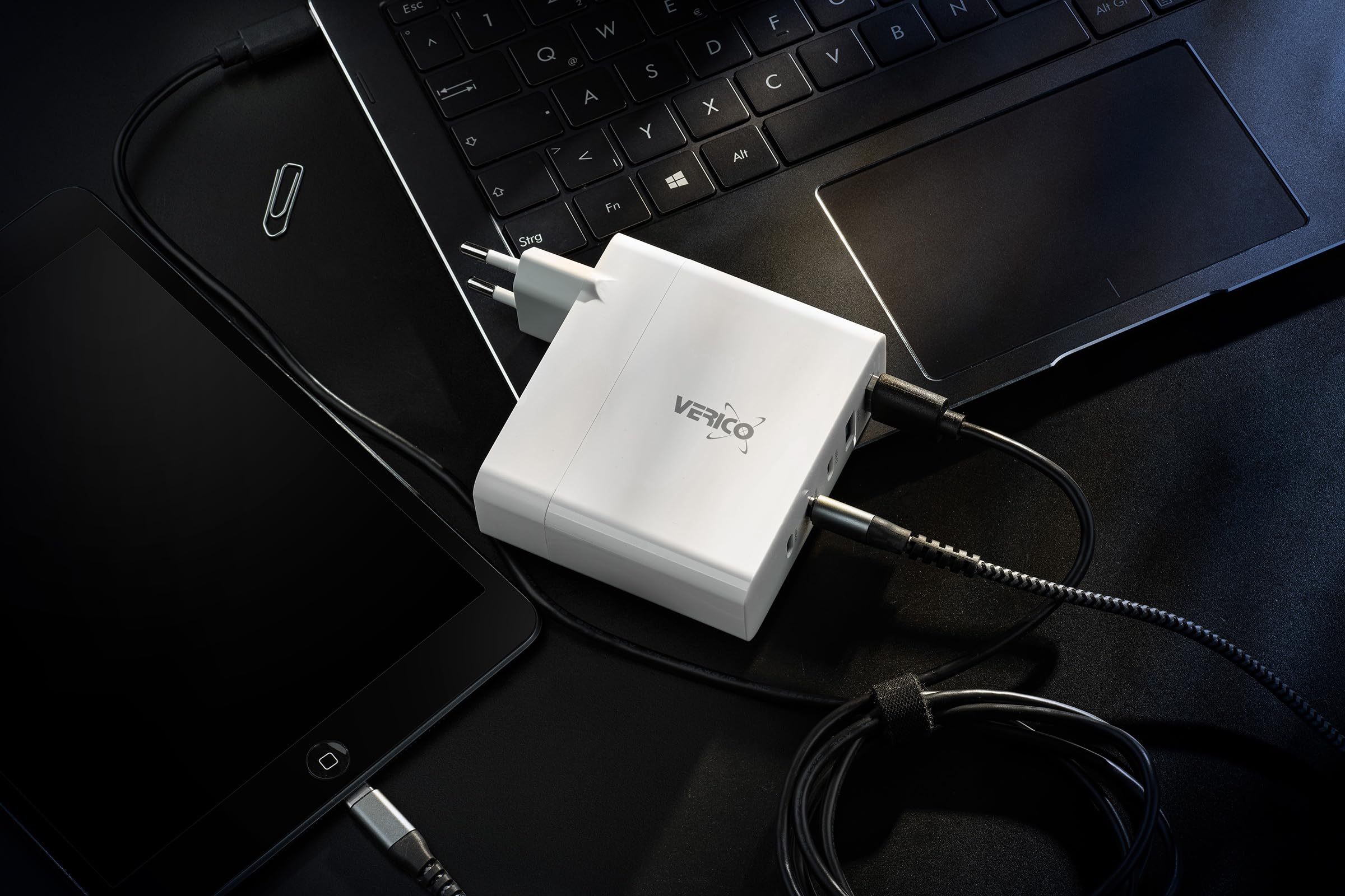 Verico Mojo 140W GaN 5 4OJ-ABGWE1-N1 Cargador USB Toma de pared Corriente de salida máx. 3250 mA 5 x USB, USB-C®