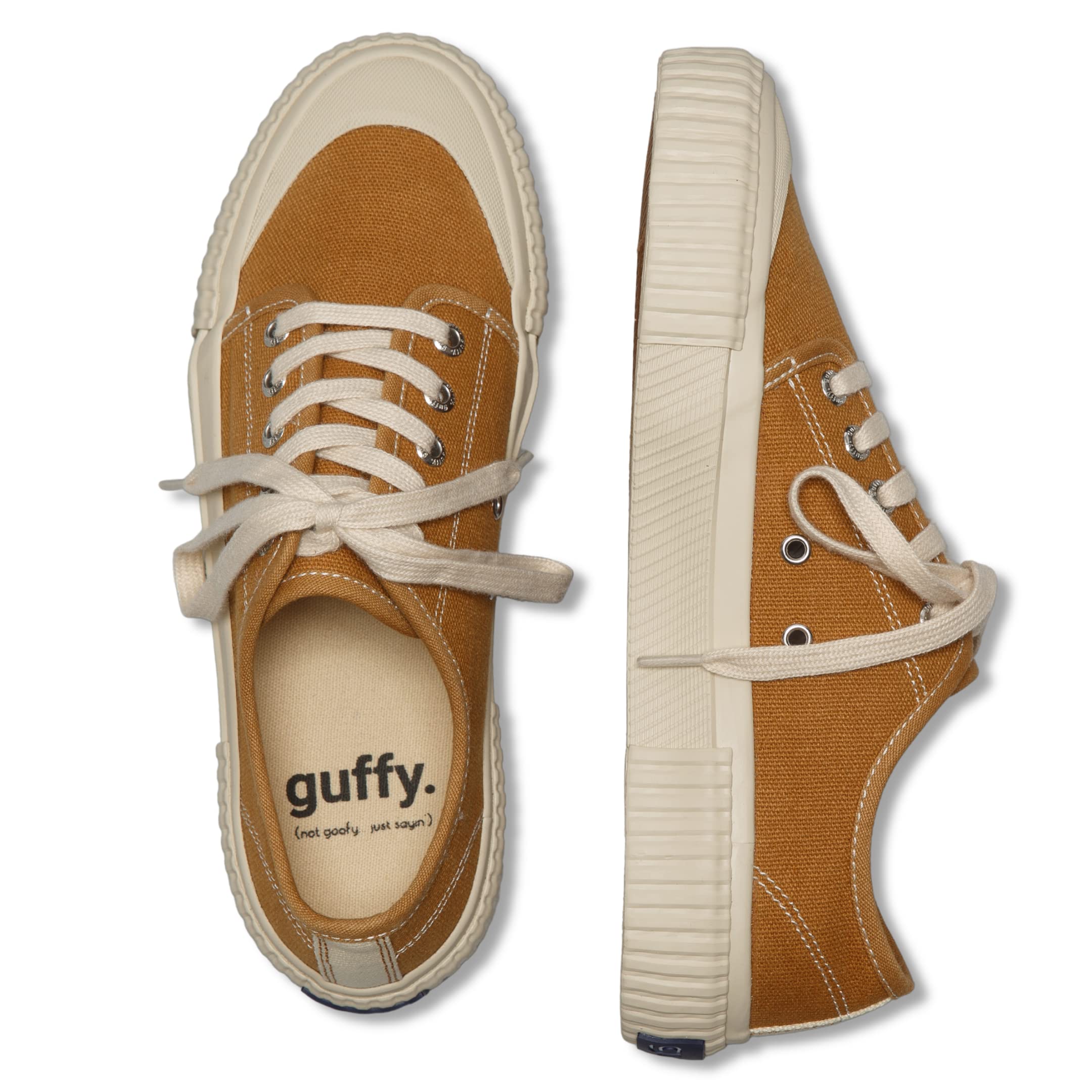 Guffy Women's Canvas Low Top Lace Up Sneakers