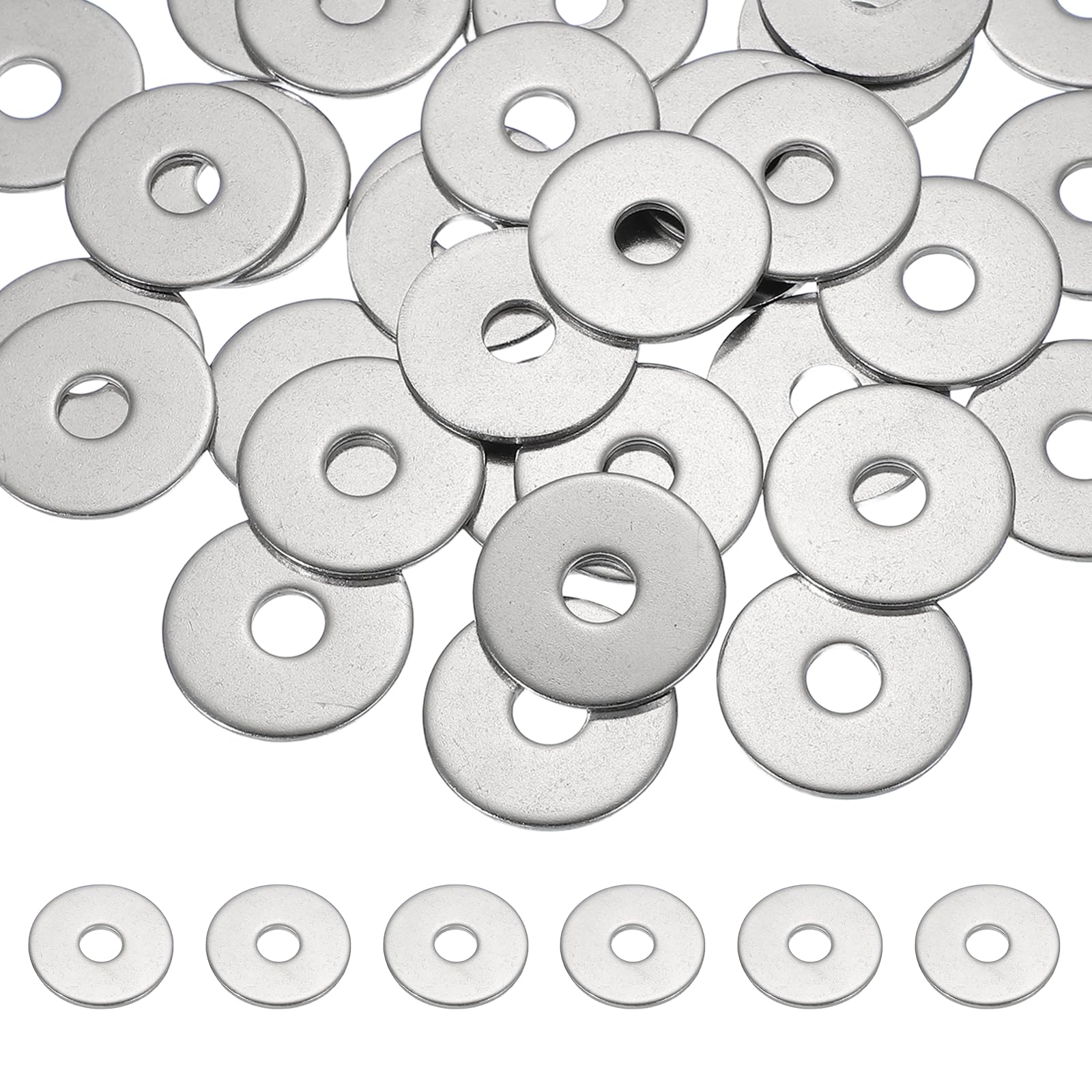 PATIKIL M8 x 30mm Metal Screw Washers Set, 36Pcs 304 Stainless Steel Flat Washers for Screws Bolts Factories Home Outdoor Projects