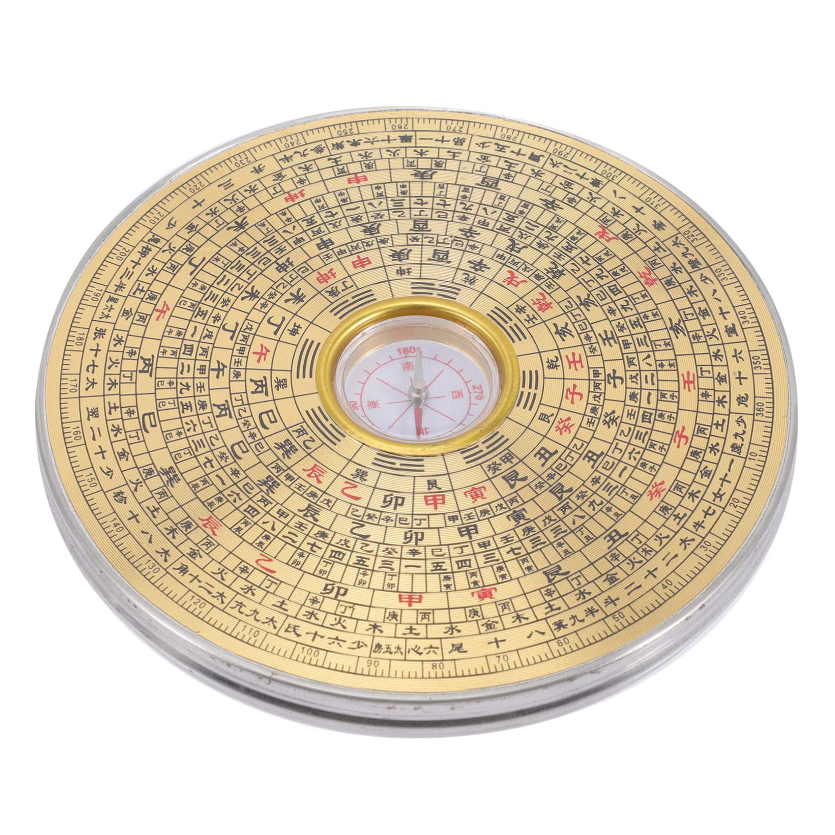 BESPORTBLE Bussola Tavolo Da Campeggio Ornamenti Insoliti Per La Casa Compass Da Campeggio All'aperto Meridiana Tascabile Golden Acciaio Inossidabile