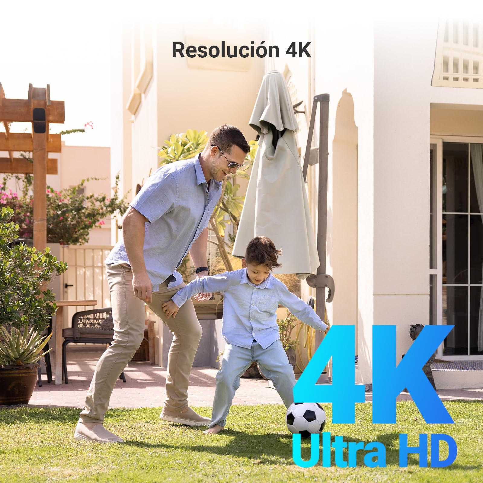 EZVIZ 4K Cámara Vigilancia WiFi Exterior Bateria con Solar,AOV 2.0 360° Cámara Inalámbrica 10400mAh,Audio Bidireccional,Detección de Personas/Vehículos,Visión Nocturna a Color,CB8 Pro Kit
