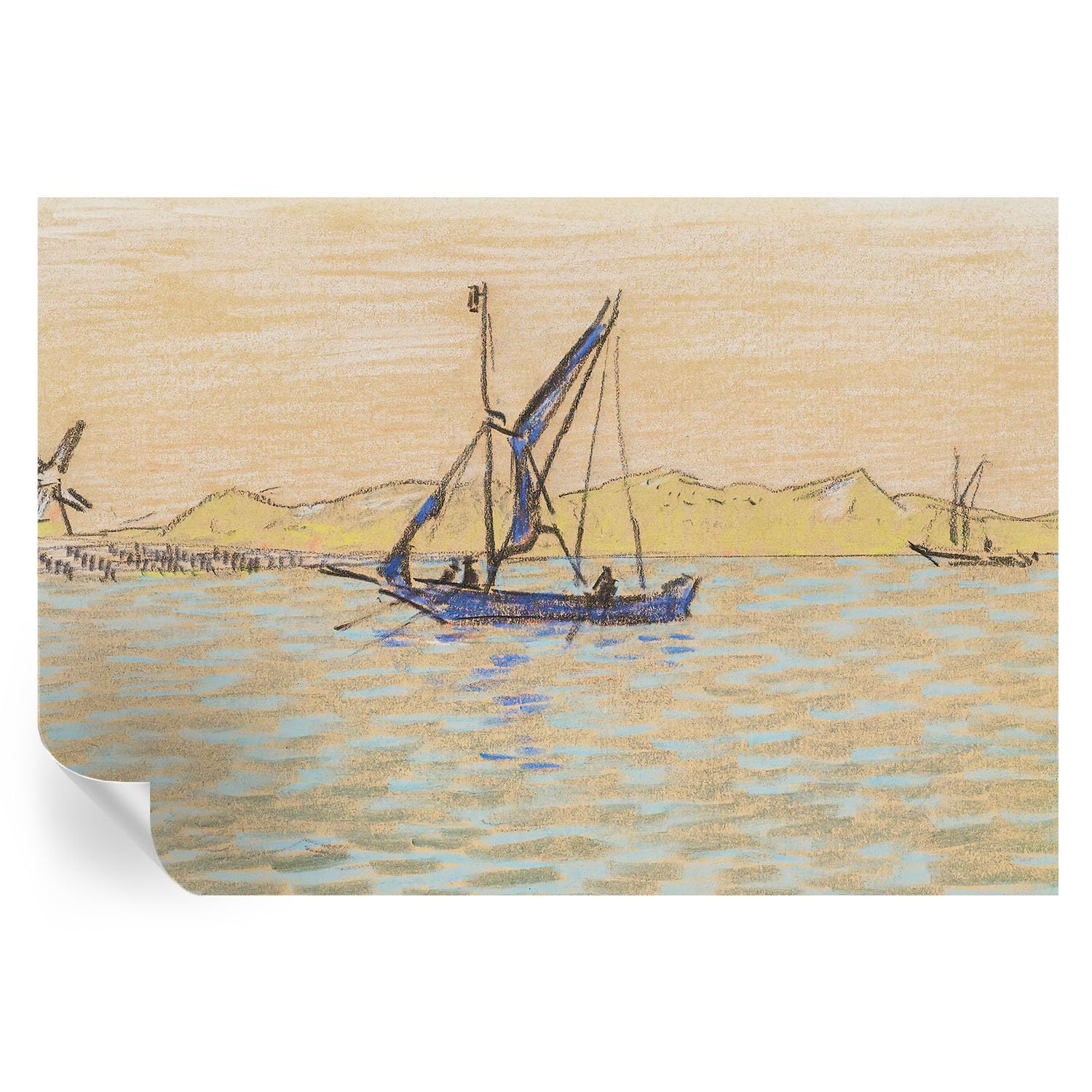 Decoración de pared mar de paz 152x104 cm papel pintado autoadhesivo y cubiertas para hogar