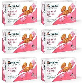 Himalaya Herbals Almond and Rose Soap, 125g (Pack of 6) Price In India