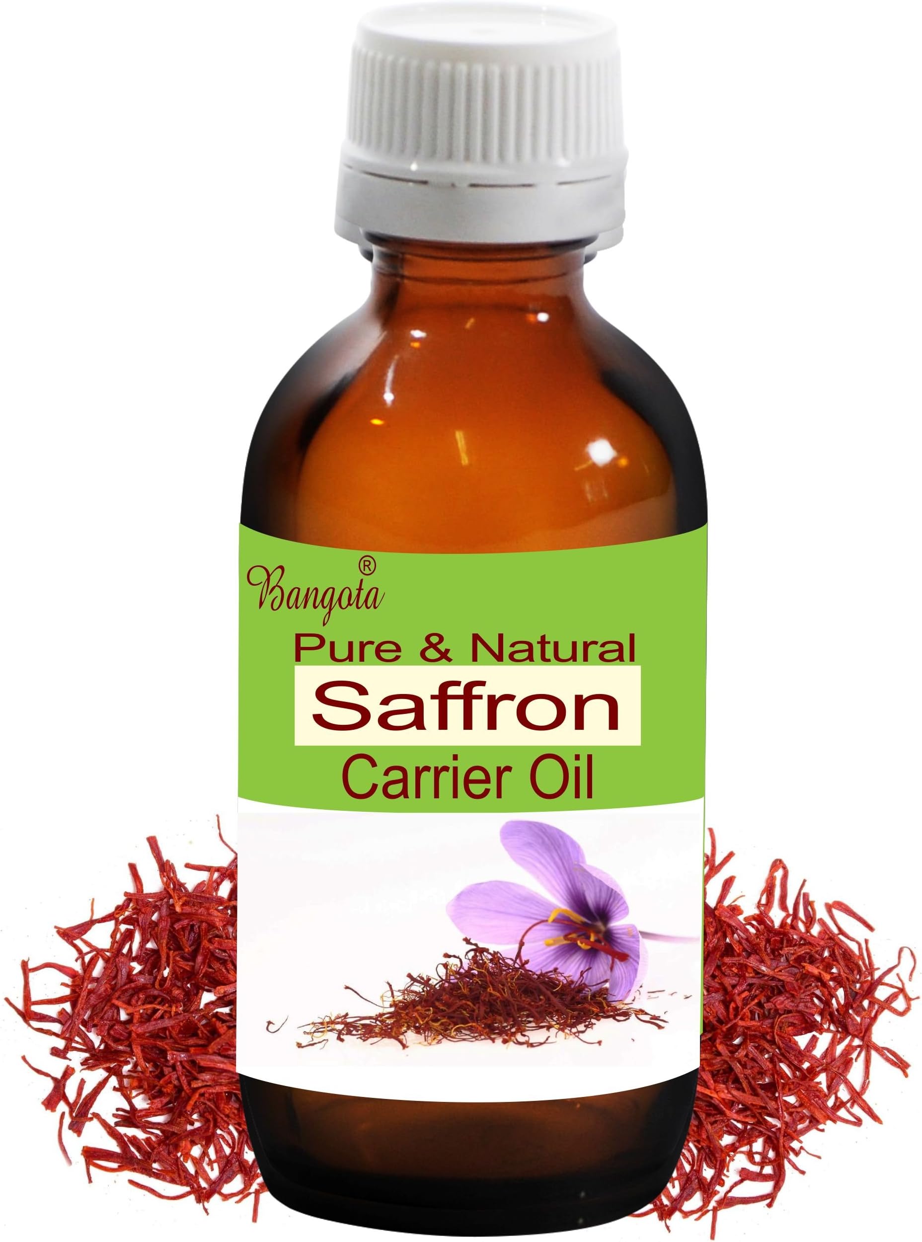 Saffron Oil- Pure & Natural Carrier Oil- Crocus sativus (50 ml (1.70 Oz))