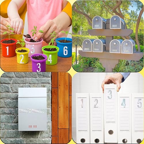Vista 22 de Calcomanías de letras, 300 piezas, 30 hojas, vinilo autoadhesivo, impermeable, números de buzón, alfabeto para buzón, ventana, puerta, letrero, Negro