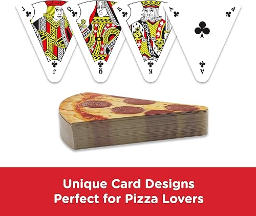 Miniatura 3 de GAMAGO Pizza Playing Cards - Baraja de cartas en forma de pizza para jugar tus juegos de cartas favoritos