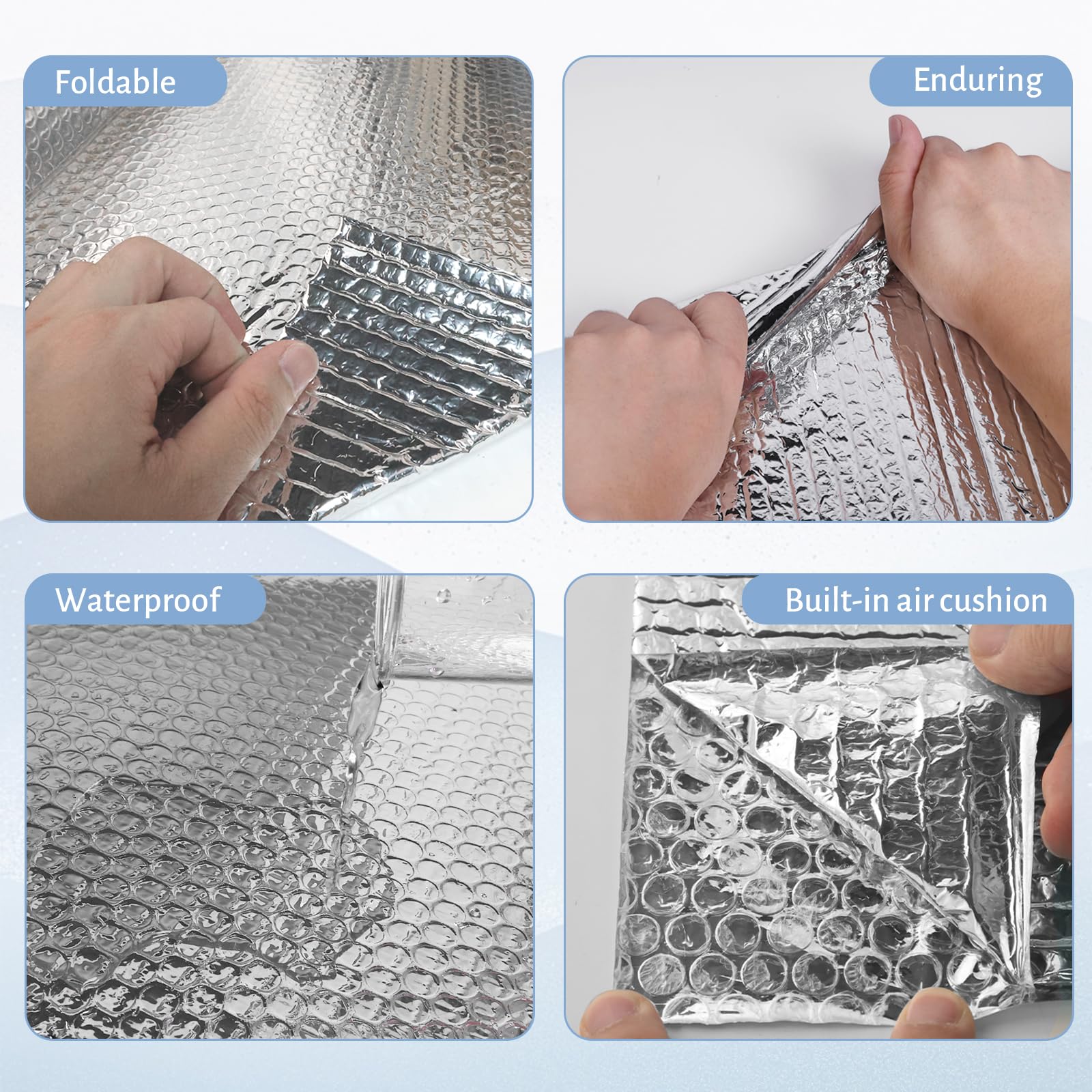 Snapklik.com : DGSL Reflective Bubble Insulation Roll, 48 In X 10 FT RV ...