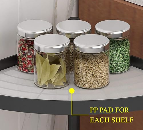 Miniatura 4 de Estante para ollas de cocina de 6 niveles organizador de almacenamiento de utensilios de cocina estante de esquina multicapa de acero inoxidable