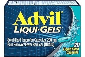 Advil Liqui-Gels: Rapid Pain and Fever Relief with Ibuprofen 200mg