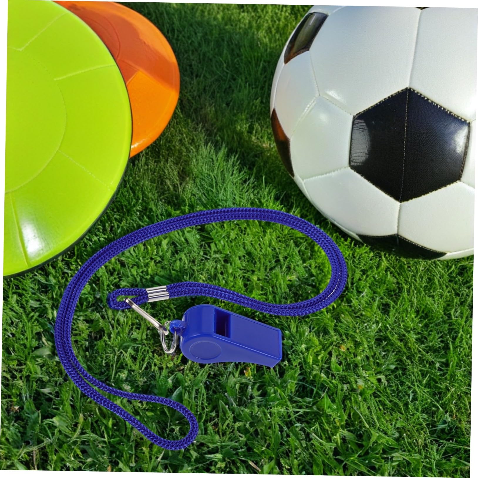 Sosoport 36 Pezzi Fischietti di Sopravvivenza per Esterni Fischietti Sportivi con Cordino Fischietto per La Vita Fischietto da Calcio Bomboniera per Feste
