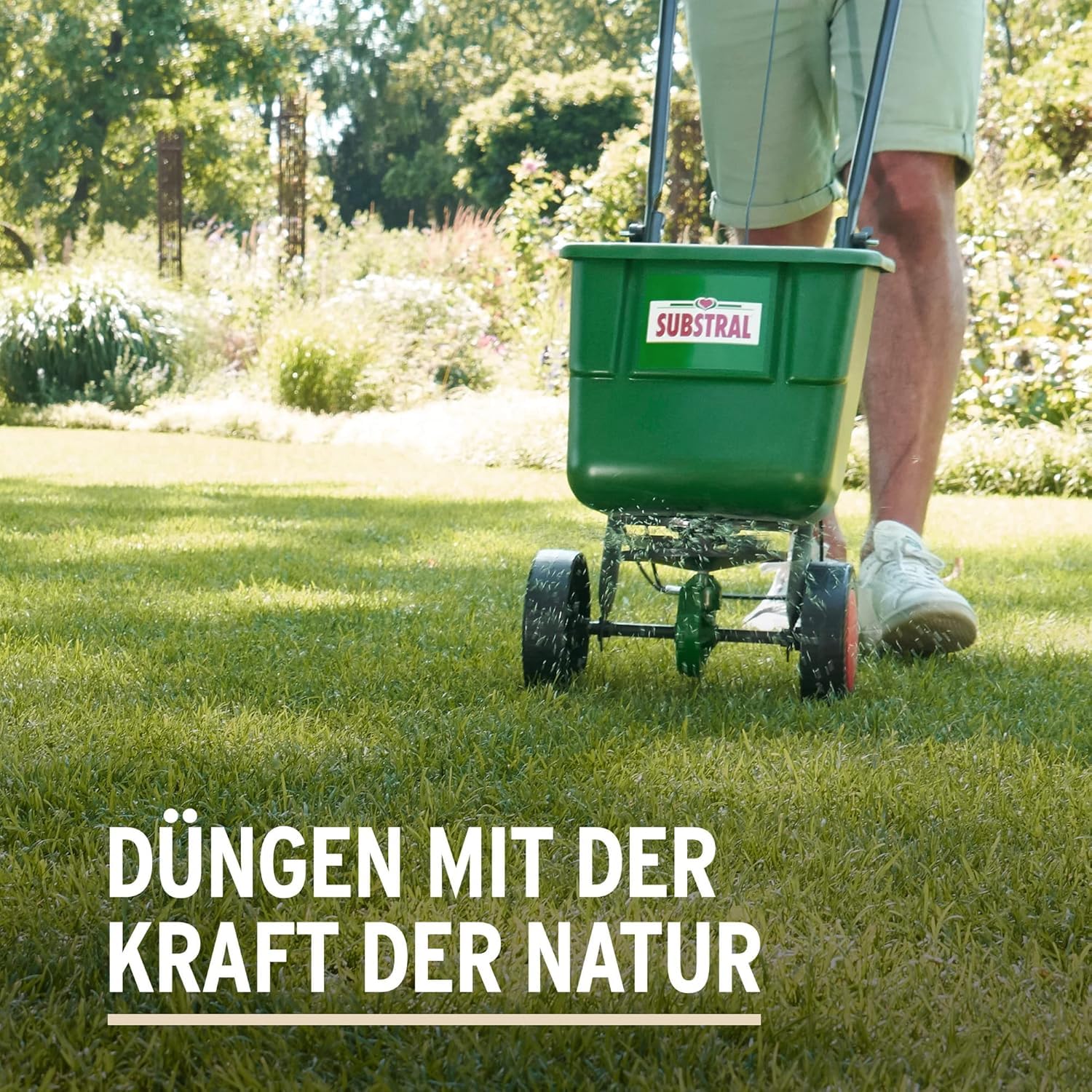 Substral Naturen Bio Rasendünger 20kg organischer Volldünger 3 Monate Langzeitwirkung alle Rasenarten bis 500 m²