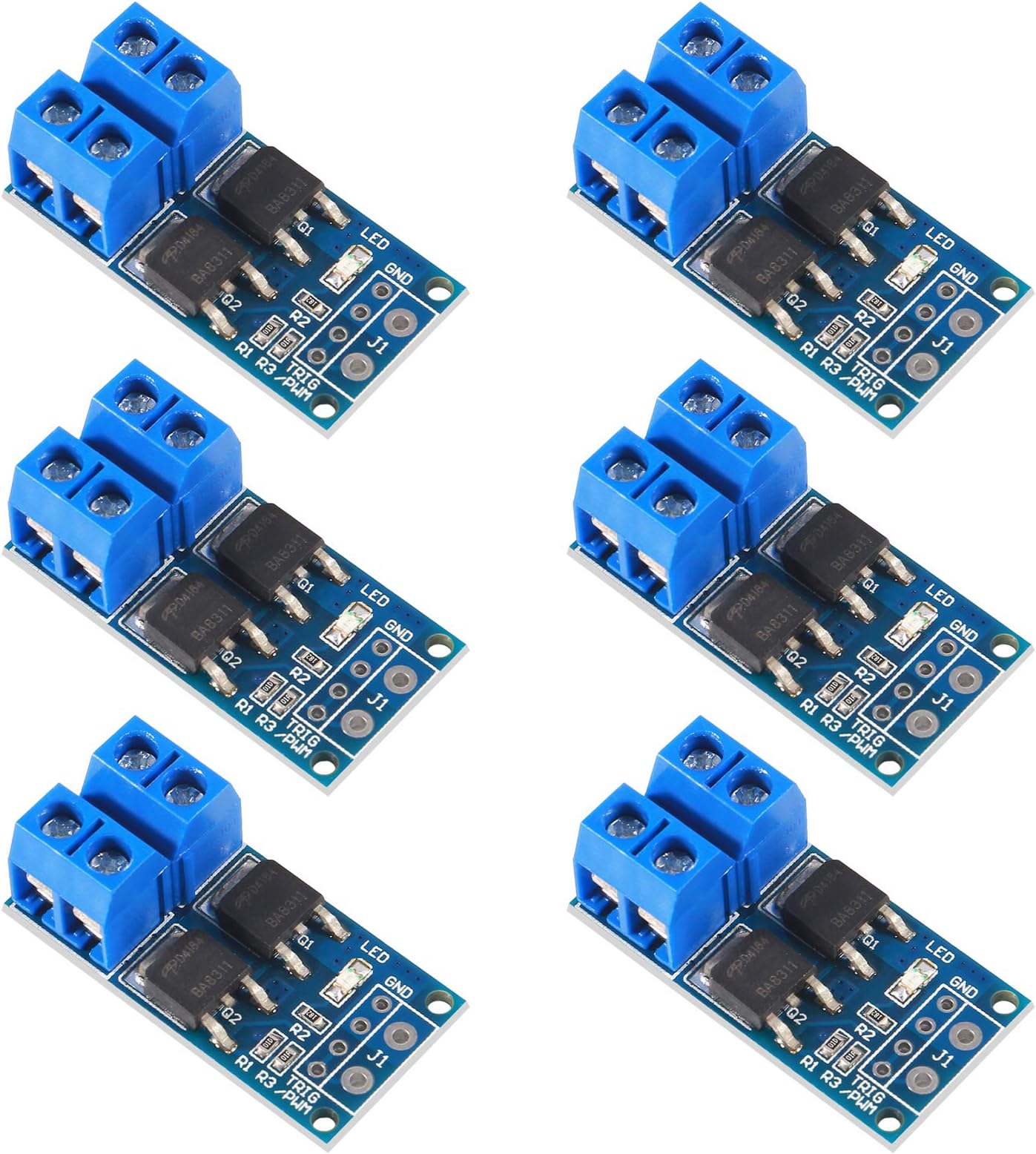 5PCS Modulo MOSFET Trigger DC 5V-36V 15A/400W - Controllo Motori E Luci PWM - Foto 11