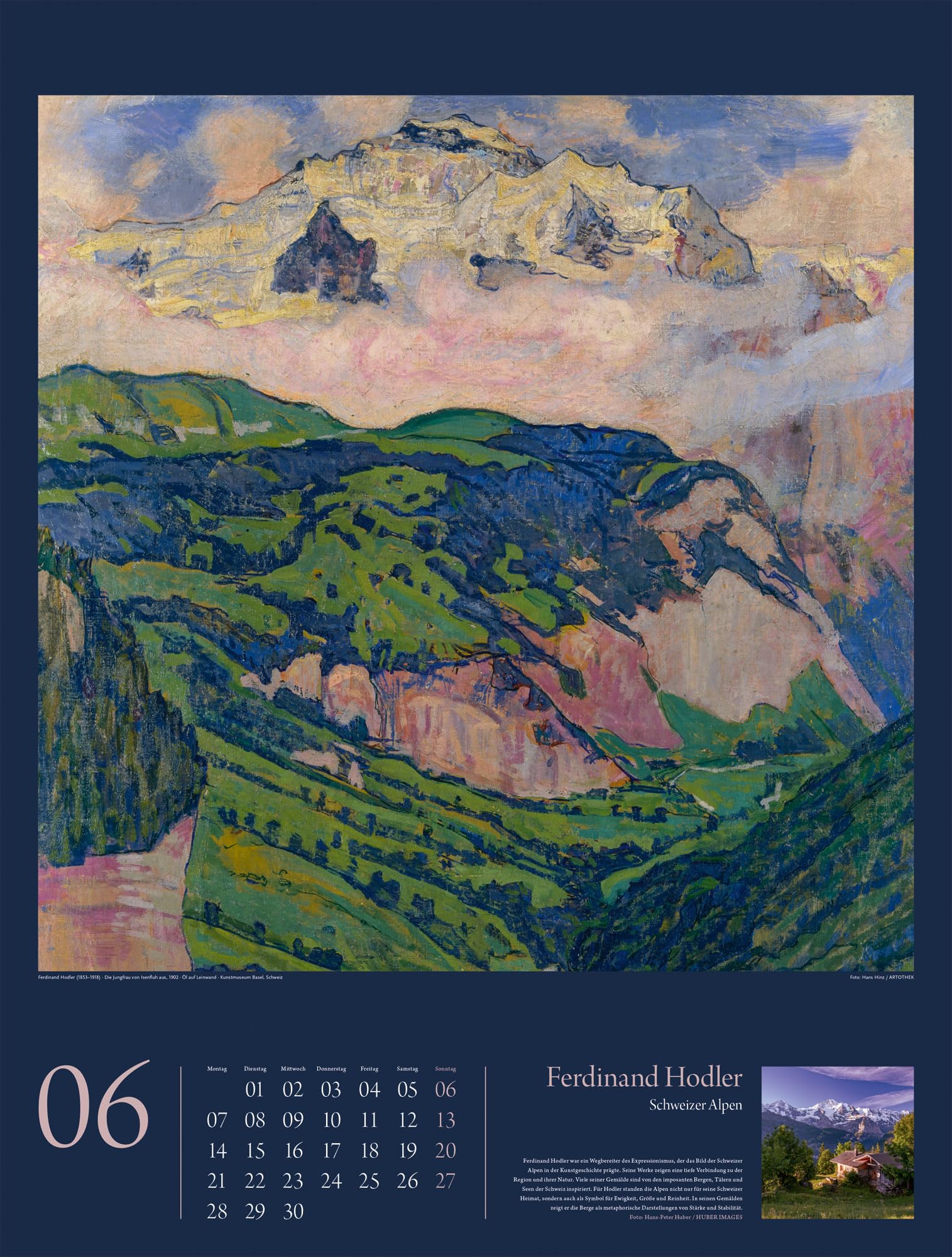KunstGeschichten Kalender 2027 | Meisterwerke und die Orte ihrer Inspiration: Informativer Kunstkalender im großen Hochformat (50x66 cm) | Mit Texten