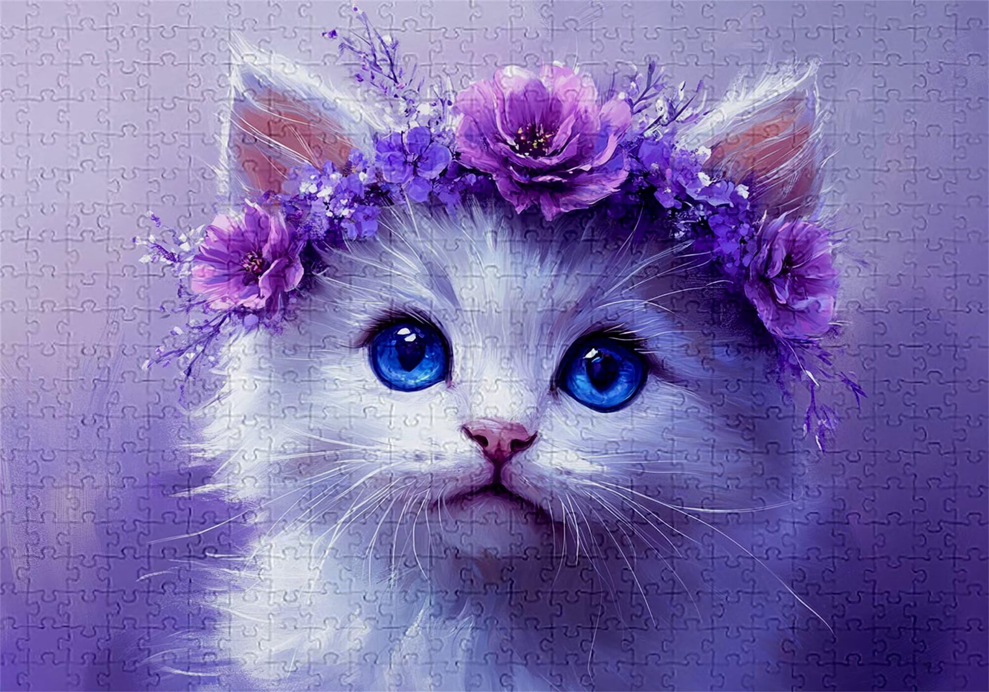 Puzzle 4000 elementów kot puzzle dla dorosłych korona 141 x 87 cm unikalne rzemiosło klasyczne 3D drewniana układanka do rodzinnych gier biznesowych, układanka zrób to sam do dekoracji ścian domu