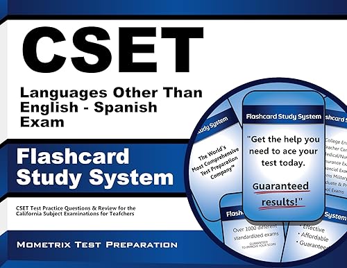 CSET Spanish Exam Flashcard Study System: CSET Test Practice Questions &amp; Review for the California Subject Examinations for Teachers