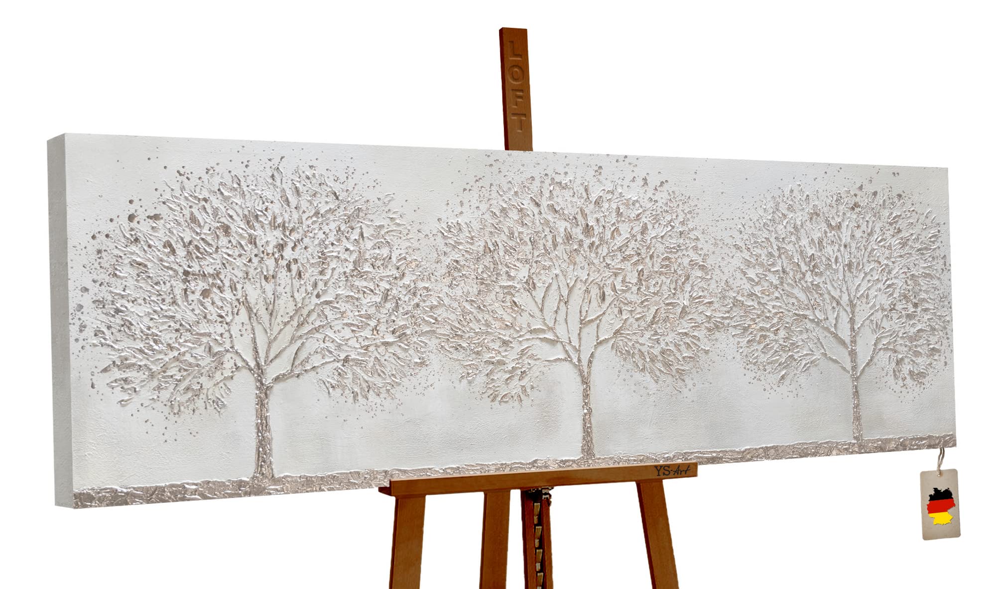 YS Art textured handmade painting Forest Cool Wall decor Art
