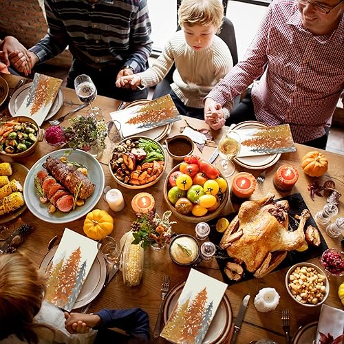 Miniatura 12 de Seajan 200 servilletas de papel de cuervo y gato, toallas de mano desechables para baño, toallas desechables para invitados de primavera y verano