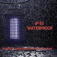 Vista 7 de Exterminador de insectos para exteriores e interiores, cable de alimentación de 9.8 ft con interruptor exterminador de mosquitos, exterminador